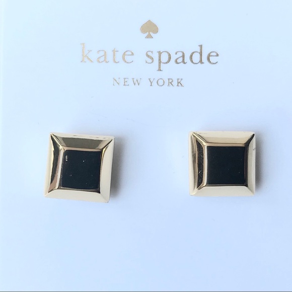 Kate ♠️ Gold Tone Big Dipper Stud Earrings - Picture 2 of 5